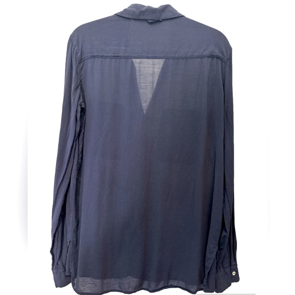 James Perse Button Front Bose with Pockets - Picture 2 of 3